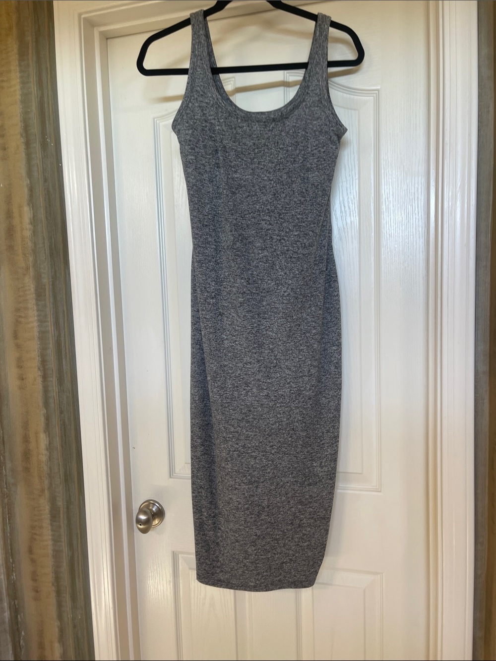 Vuori Heather Grey  Tank Midi Dress